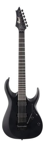 Cort X500 Menace Guitarra Eléctrica Black Satin 6 Cuerdas Humbucker Diestro Ébano