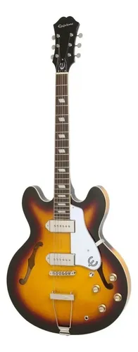Guitarra Eléctrica EpiPhone Casino Archtop Vintage Sunburst Diapasón Granadillo Diestro Granadillo Brasileño
