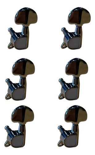 Shimura 233c D3 Clavijero Para Electrica Acustica 3+3 - Cromado