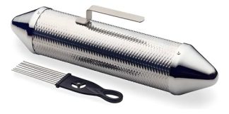 Lc Lc38-1 Guiro Torpedo Metalico Con Peine Latin Custom