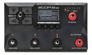 Zoom B2 Four Pedalera Multi Efecto Para Bajo Looper Usb