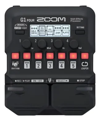 Zoom G1 Four Pedalera Multiefecto Guitarra Usb Looper