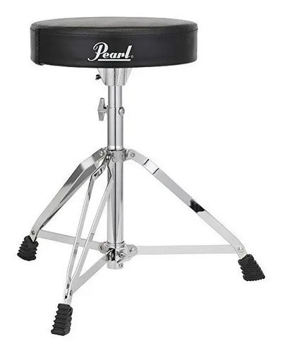 Pearl D50 Banqueta Circular Bateria Cuerina Pata Doble