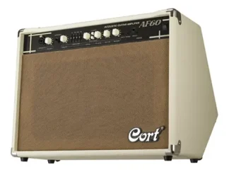 Amplificador Guitarra Acustica Cort Af60 60w Prm Crema