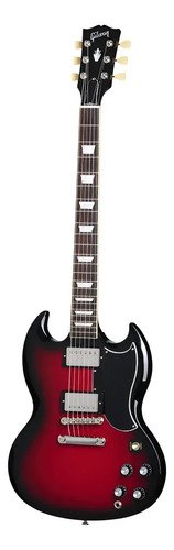 Gibson Sg Standard 61 Guitarra Electrica Made In Usa Estuche Color Cardinal Red Burst Material Del Diapasón Palo De Rosa Indio Orientación De La Mano Diestro