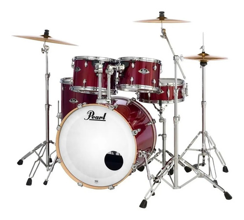 Batería Pearl Export Laquer Fusion 5 Cuerpos Exl725fp/c 246 Cherry