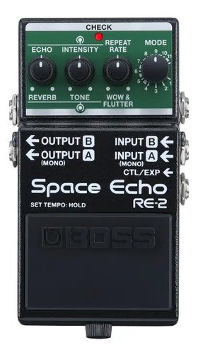 Pedal De Efecto Boss Space Echo Re-2 Negro