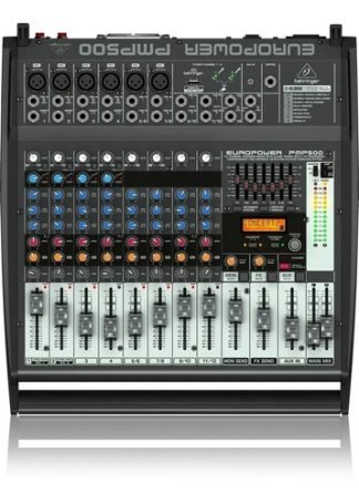 Behringer Pmp500 Consola Potenciada 12 Canales 500 Watts