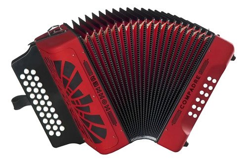 Hohner Compadre Acordeon Diatonico 31 Teclas 3 Filas 12 Bajo