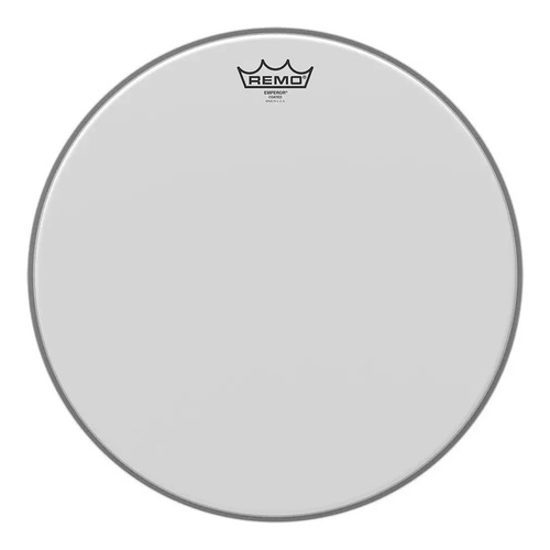 Remo Emperor Coated 16 Parche Arenado Doble Capa Bateria