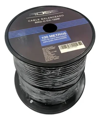 Bobina Cable Balanceado Rollo 100 Metros Dmx Microfono Audio