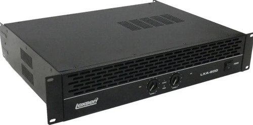 Amplificador De Potencia Lexsen Lxa600 600w Profesional Color Negro Potencia De Salida Rms 600 W