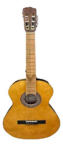 Guitarra Criolla Fonseca 24 Media Caja 6 Cuerdas Principiante Natural Natural Mate