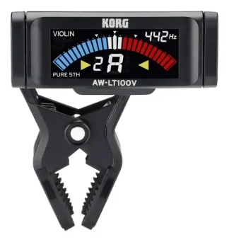 Afinador Cromático Pinza Violín Viola Digital Korg Aw-lt100v