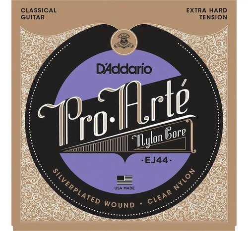 Daddario Ej44 Encordado Para Guitarra Clasica Extra Alta