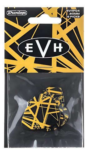 Jim Dunlop Evhp04 Eddie Van Halen Signature Pack 6 Puas 0.60