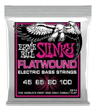 Encordado Para Bajo Ernie Ball 2814 Slinky Flatwound 45-100