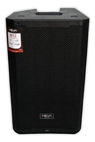 Bafle Activo 12 Heva Pro Audio D12 500w Rms Bluetooth Negro