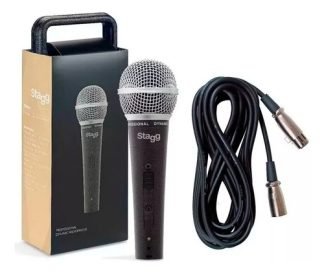 Micrófono Dinámico Stagg Sdm50 Color Negro