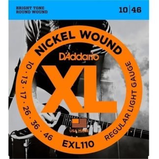 Daddario Xl Nickel Exl110 Encordado .010 Para Eléctrica