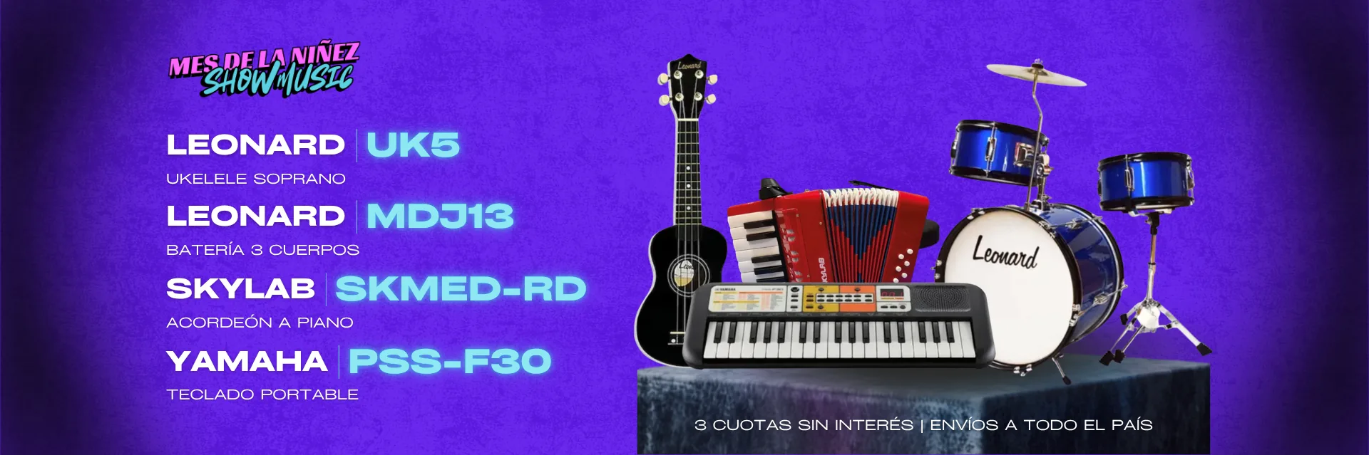 Instrumentos para niños