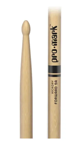 Palillos De Bateria Promark Tx5aw Hickory 5a Punta Madera Color Marrón Claro