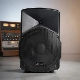 Bafle Apogee Bt 115 Activo Bluetooth Sync Estereo 300watts Color Negro