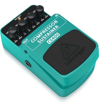Pedal De Efecto Behringer Compressor Sustainer Cs400 Verde Claro