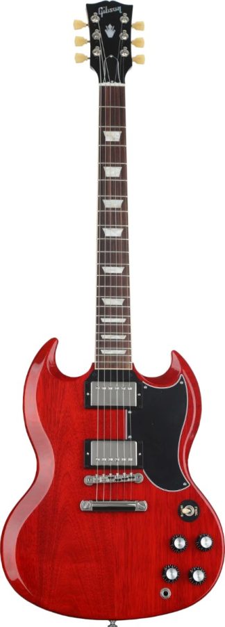 Guitarra Gibson Sg Standard 61 Vintage Cherry Con Estuche Material Del Diapasón Palo De Rosa Orientación De La Mano Diestro