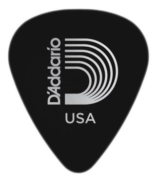 Púa Negra Planet Waves Bk Heavy 1cbk6-25 Para Guitarra Y Bajo