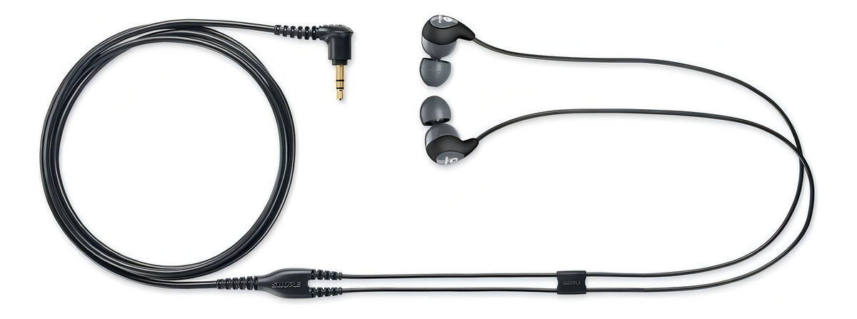 Auriculares In Ear Shure Se112, Con Aislamiento De Sonido, Color Gris