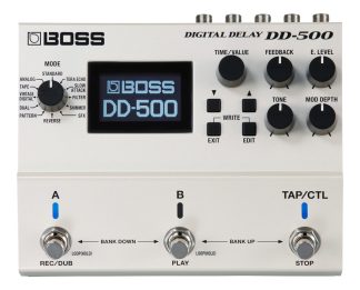 Pedal De Efecto Boss Digital Delay Dd-500 Blanco