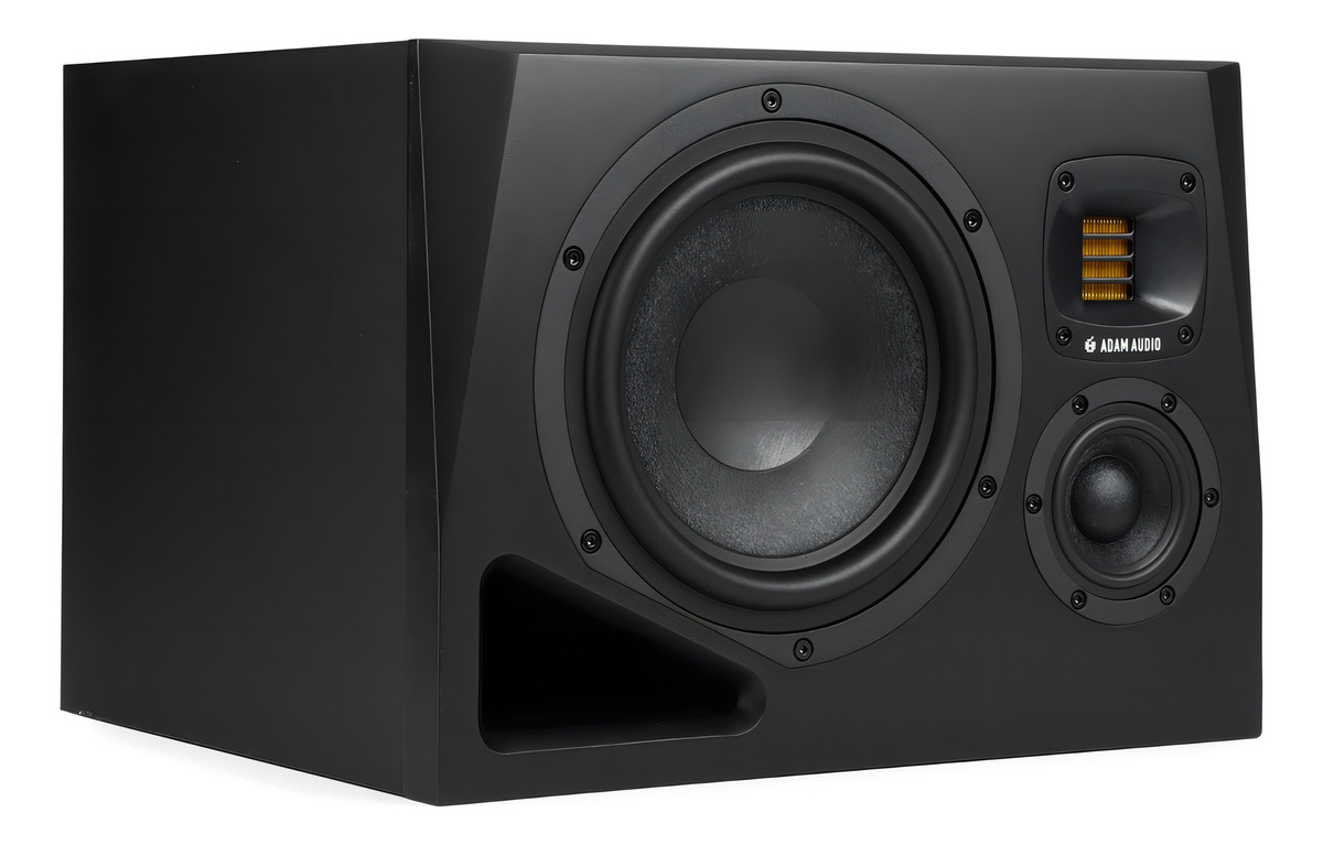 Monitor Estudio Adam A8h 340w Activo 3 Vías Negro Izquierdo Negro Left