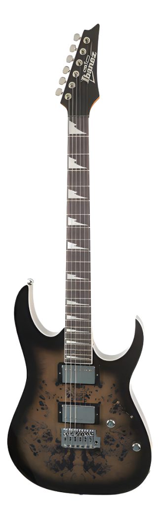Guitarra Ibanez Grg220pa1-bkb Transparente Marrón Negro Ráfaga Diestro