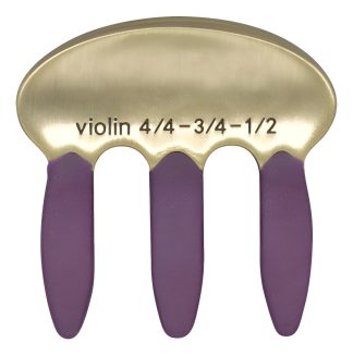 Sordina Para Violín Cremona Vp-55 Latón Y Goma Dorado