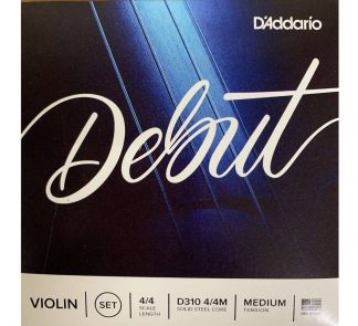 Daddario D310 4/4m Debut Encordado Violin Tension Media
