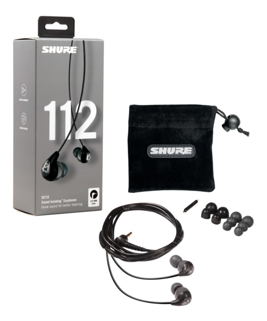 Audífonos In-ear Profesional Shure Se112-gr Sound Cuo Color Gris