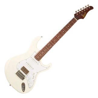 Guitarra Eléctrica Cort G260cs G Series Aliso Blanco Olympic Palanca