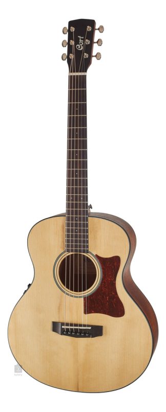 Guitarra Acústica 3/4 Cort Little Cj Adirondack Fishman 6 Cuerdas Open Pore