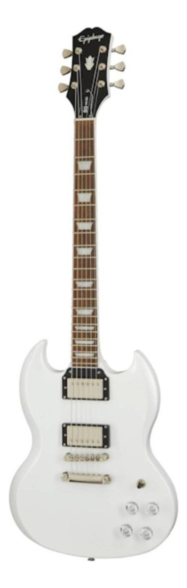 Guitarra EpiPhone Sg Muse Modern Caoba Pearl White Laurel Indio Rock Blues