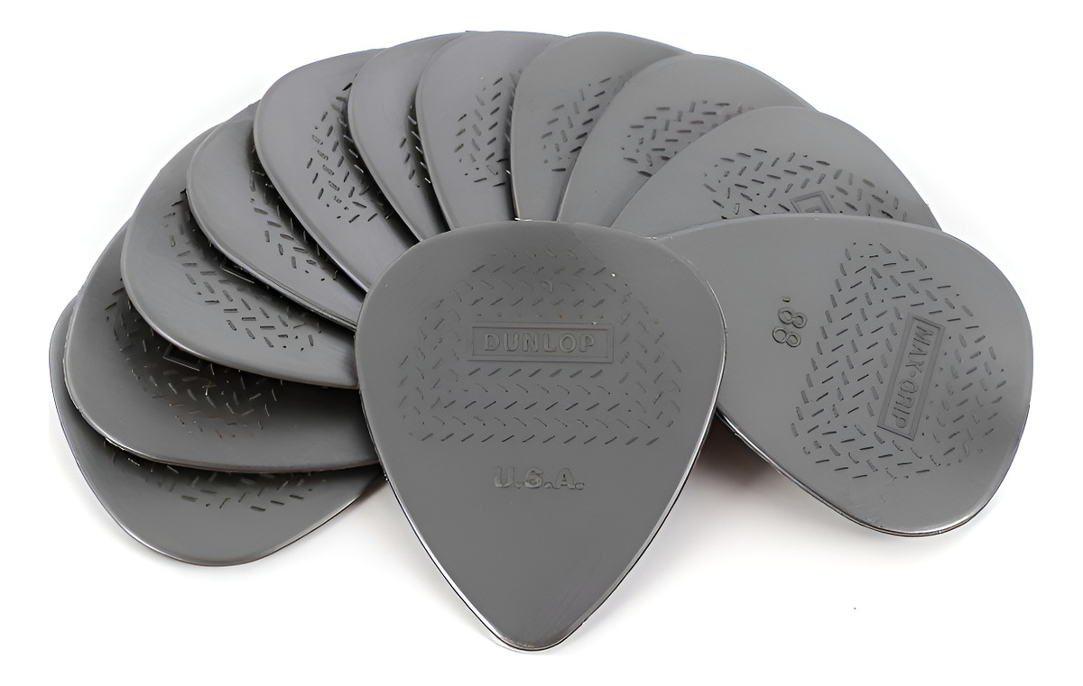 Jim Dunlop 449p 0.88 Nylon Max Grip Standard Pack 12 Puas