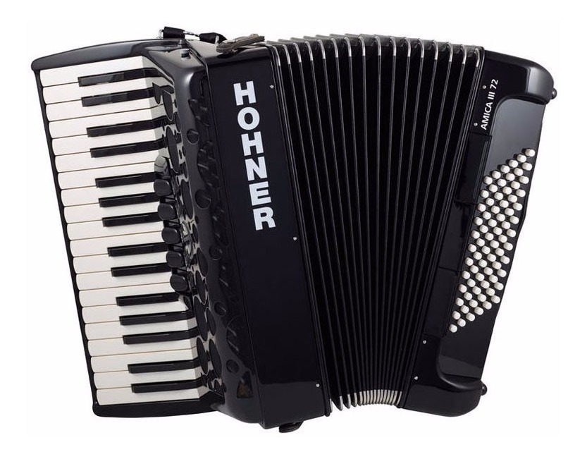 Hohner Amica 3 72 Acordeon A Piano 72 Bajos 34 T 3(5)r
