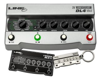 Pedal Delay Digital Line 6 Dl4 Mkii 30 Efectos Para Guitarra Eléctrica Plateado