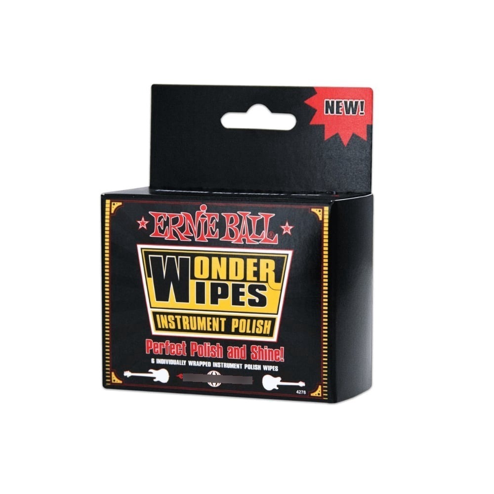 Ernie Ball 4278 Pack 6 Paños Descartables Pulidor