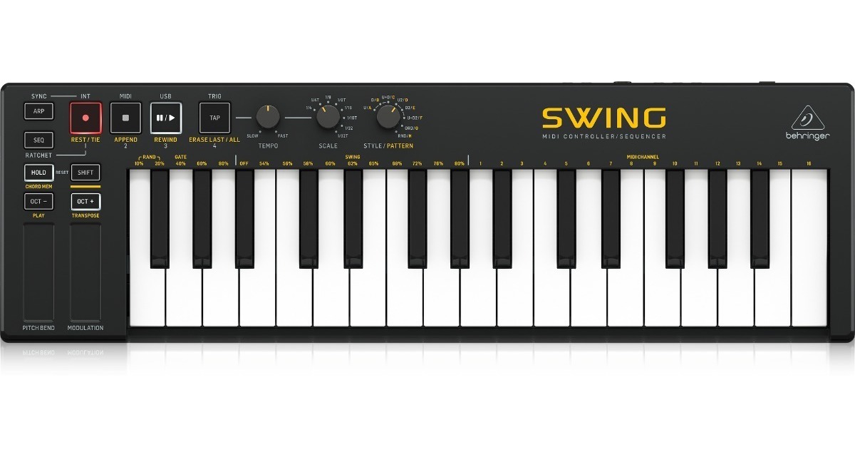 Behringer Swing Controlador 32 Teclas Midi Usb