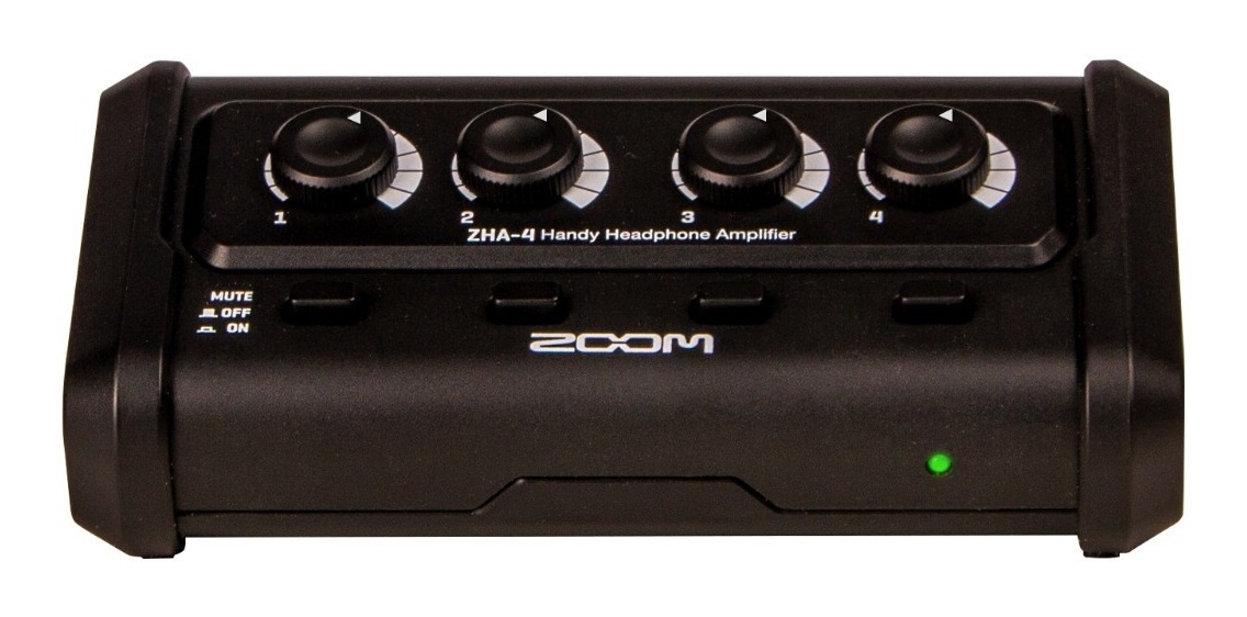 Zoom Zha4 Amplificador Distribuidor Para 4 Auriculares