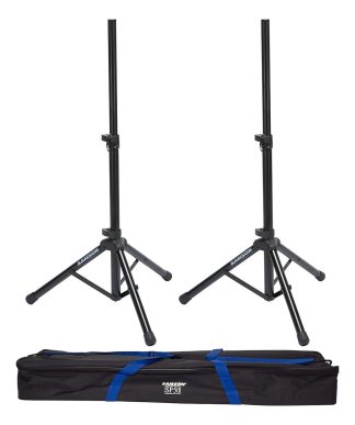 Soporte Sp50 Samson Acero Negro Con Funda Hasta 50kg Par