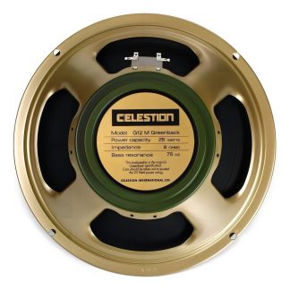 Parlante 12 Pulgadas Celestion G12m Greenback Amp/guitarra Color Dorado