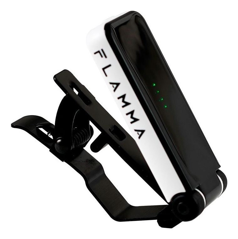 Afinador Cromático Clip Blanco Flamma Effects Ft01 435-445hz