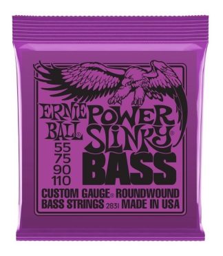 Ernie Ball Eb2831 Encordado Para Bajo 4 Cuerdas 055 110
